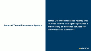 James O'Connell Insurance Agcy
